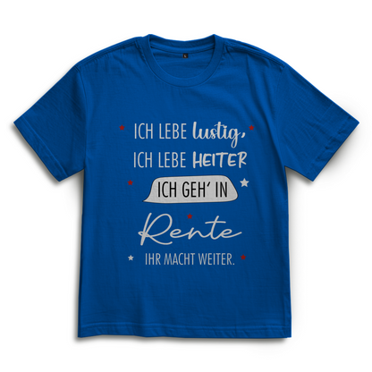 Oversize T-Shirt „Rentenspruch“ – Lustiger Spruch zum Ruhestand im lässigen Look