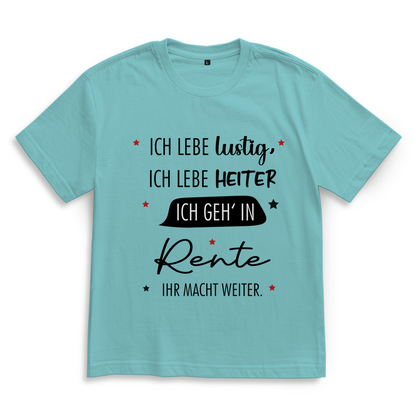 Oversize T-Shirt „Rentenspruch“ – Lustiger Spruch zum Ruhestand im lässigen Look