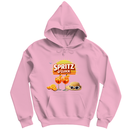 Herren Hoodie „Spritz O’Clock“ – Lustiger Sommer-Spruch & Aperitif-Statement Hoodie