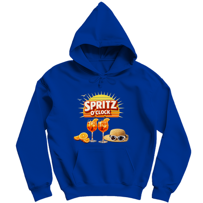 Herren Hoodie „Spritz O’Clock“ – Lustiger Sommer-Spruch & Aperitif-Statement Hoodie