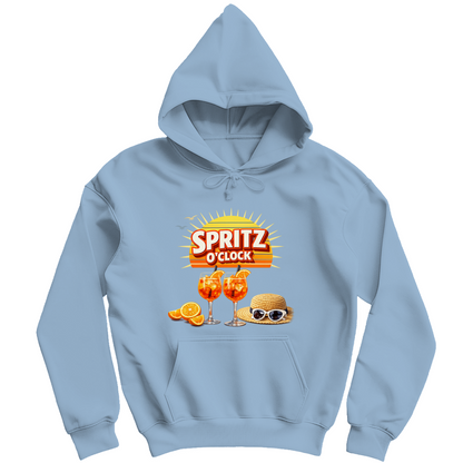 Herren Hoodie „Spritz O’Clock“ – Lustiger Sommer-Spruch & Aperitif-Statement Hoodie
