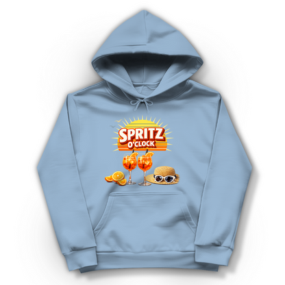 Damen Hoodie „Spritz O’Clock“ – Lustiger Sommer-Spruch & Aperitif-Statement Hoodie