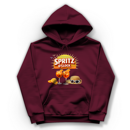 Damen Hoodie „Spritz O’Clock“ – Lustiger Sommer-Spruch & Aperitif-Statement Hoodie