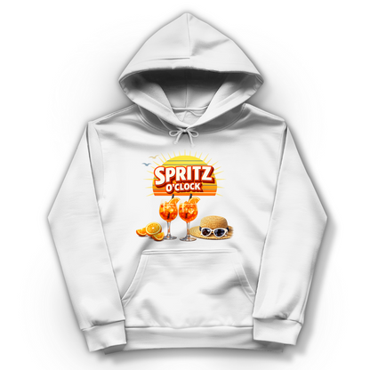 Damen Hoodie „Spritz O’Clock“ – Lustiger Sommer-Spruch & Aperitif-Statement Hoodie