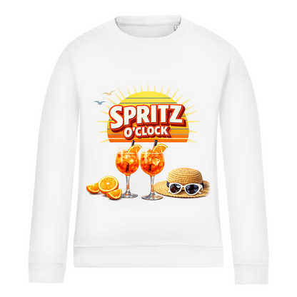 Damen Sweatshirt „Spritz O’Clock“ – Lustiger Sommer-Spruch & Aperitif-Statement Sweatshirt