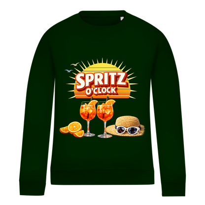Damen Sweatshirt „Spritz O’Clock“ – Lustiger Sommer-Spruch & Aperitif-Statement Sweatshirt