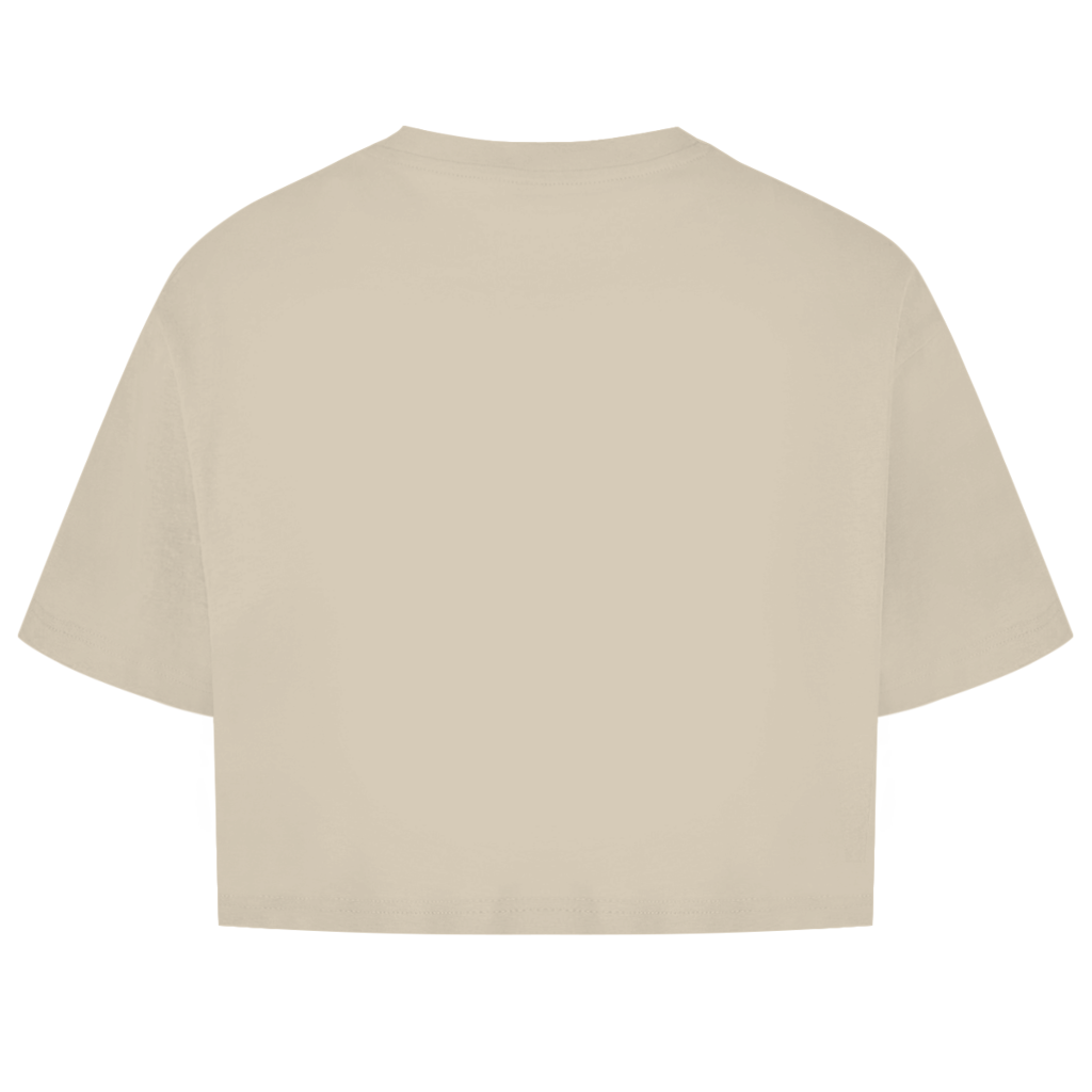 Damen Oversize Crop Top „Spritz O’Clock“ – Lustiger Sommer-Spruch & Aperitif-Statement Top