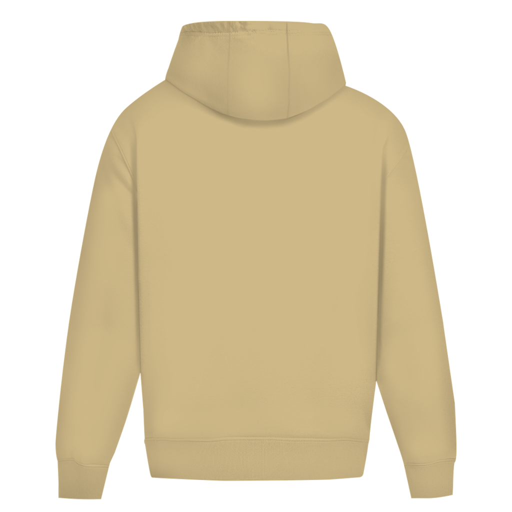 Oversize Hoodie ohne Kordel „Ich kam, sah und bestellte Bier“ – Lustiger Bierspruch & Statement Hoodie