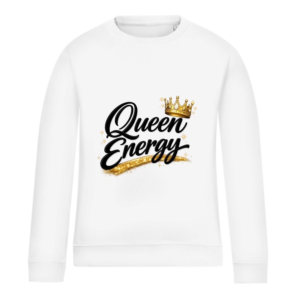 Damen Sweatshirt „Queen Energy“ – Empowerment Statement Sweatshirt für Frauen