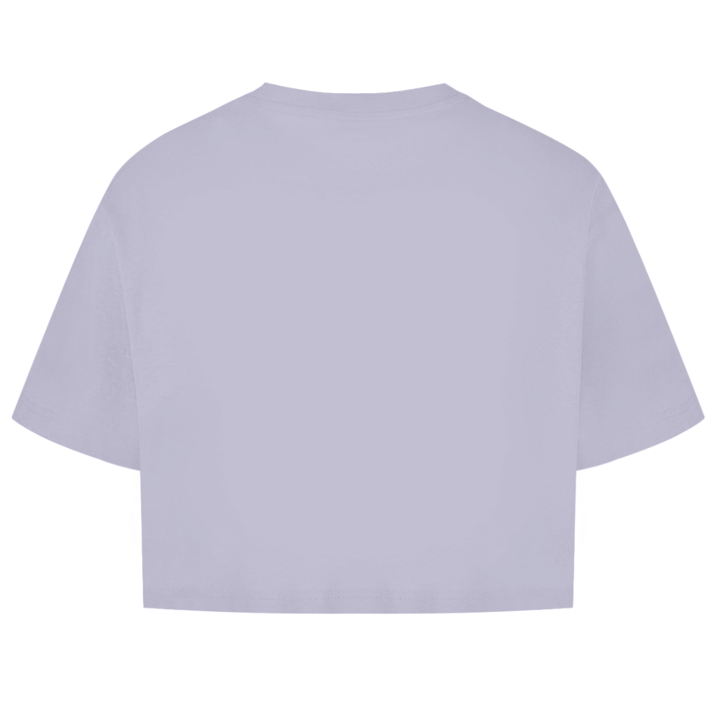 Damen Oversize Crop Top „Queen Energy“ – Empowerment Statement Top für Frauen