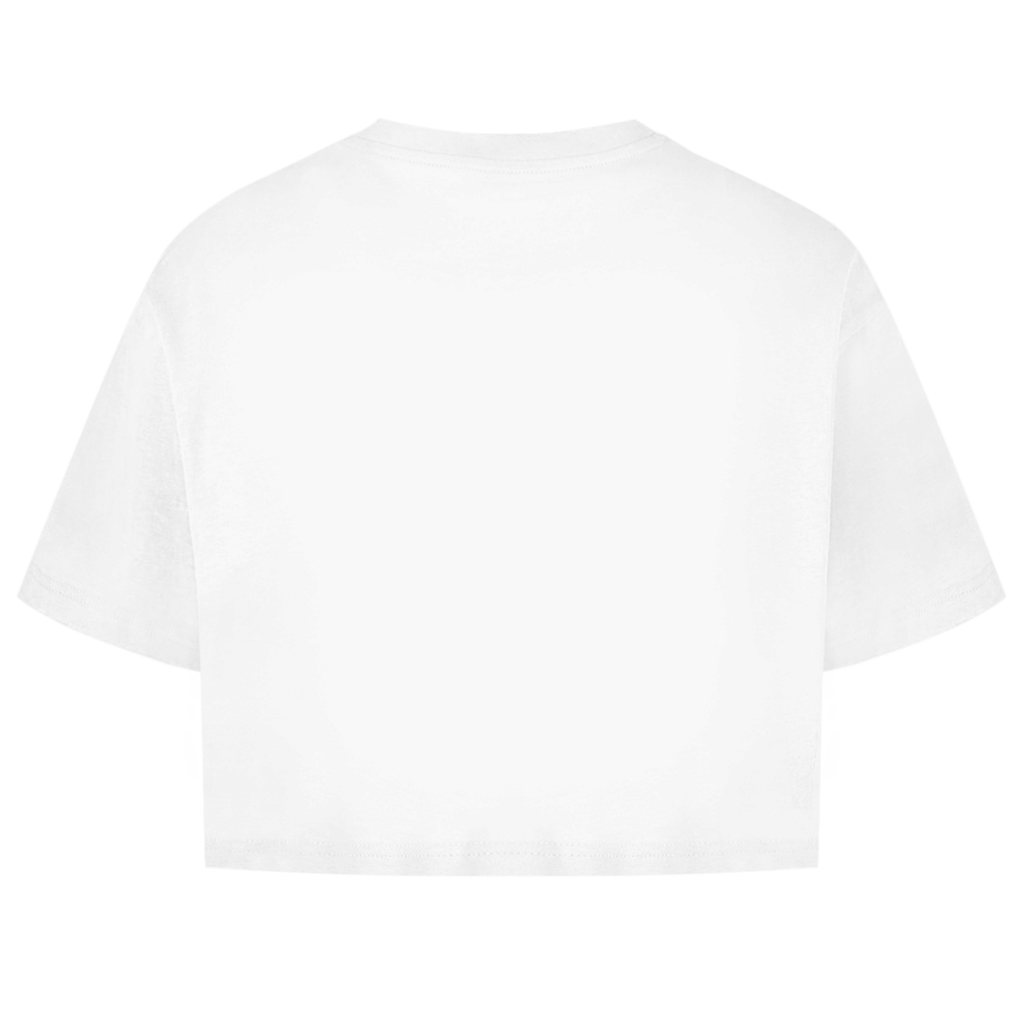 Damen Oversize Crop Top „Sorry, bin beschäftigt – Ich bin ich“ – Statement Top für selbstbewusste Frauen