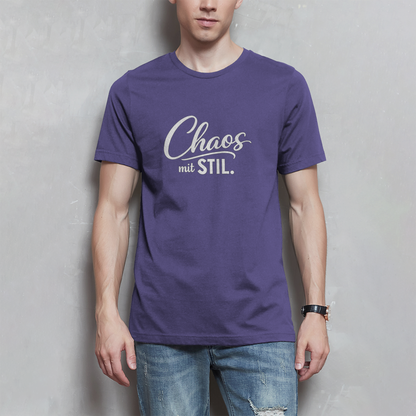 Herren T-Shirt „Chaos mit STIL“ – Statement Shirt mit Humor