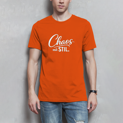 Herren T-Shirt „Chaos mit STIL“ – Statement Shirt mit Humor