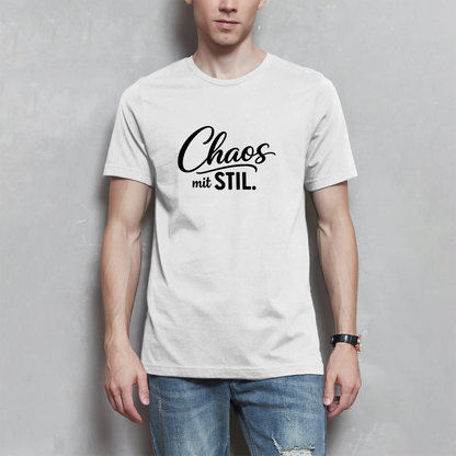 Herren T-Shirt „Chaos mit STIL“ – Statement Shirt mit Humor