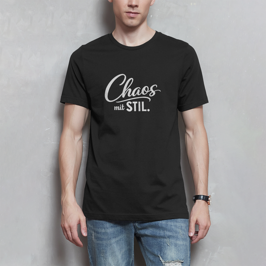 Herren T-Shirt „Chaos mit STIL“ – Statement Shirt mit Humor