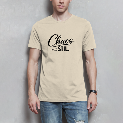 Herren T-Shirt „Chaos mit STIL“ – Statement Shirt mit Humor