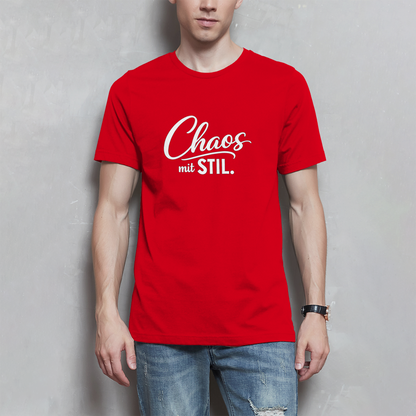 Herren T-Shirt „Chaos mit STIL“ – Statement Shirt mit Humor