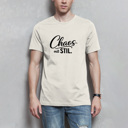Herren T-Shirt „Chaos mit STIL“ – Statement Shirt mit Humor