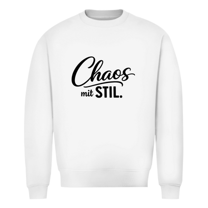 Herren Sweatshirt „Chaos mit STIL“ – Statement Sweatshirt mit Humor