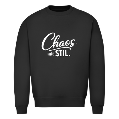 Herren Sweatshirt „Chaos mit STIL“ – Statement Sweatshirt mit Humor