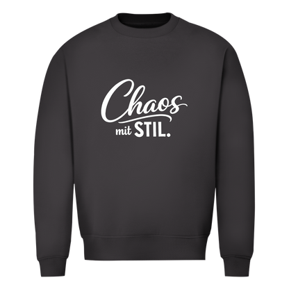 Herren Sweatshirt „Chaos mit STIL“ – Statement Sweatshirt mit Humor