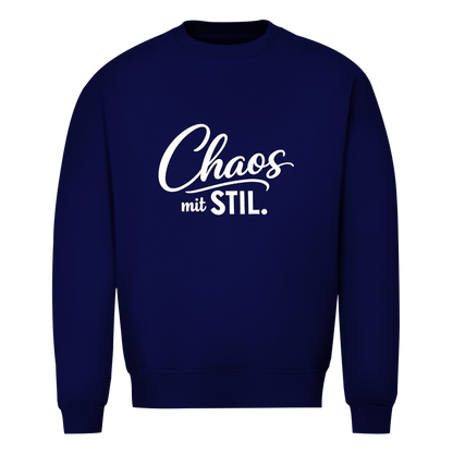 Herren Sweatshirt „Chaos mit STIL“ – Statement Sweatshirt mit Humor