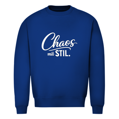 Herren Sweatshirt „Chaos mit STIL“ – Statement Sweatshirt mit Humor
