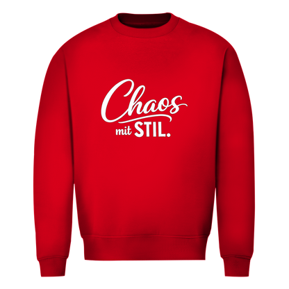 Herren Sweatshirt „Chaos mit STIL“ – Statement Sweatshirt mit Humor