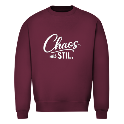 Herren Sweatshirt „Chaos mit STIL“ – Statement Sweatshirt mit Humor