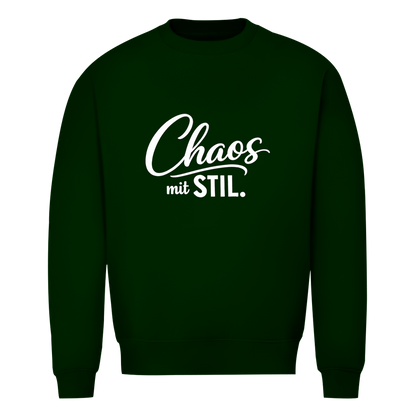 Herren Sweatshirt „Chaos mit STIL“ – Statement Sweatshirt mit Humor