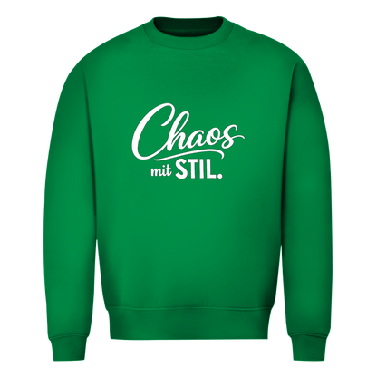 Herren Sweatshirt „Chaos mit STIL“ – Statement Sweatshirt mit Humor
