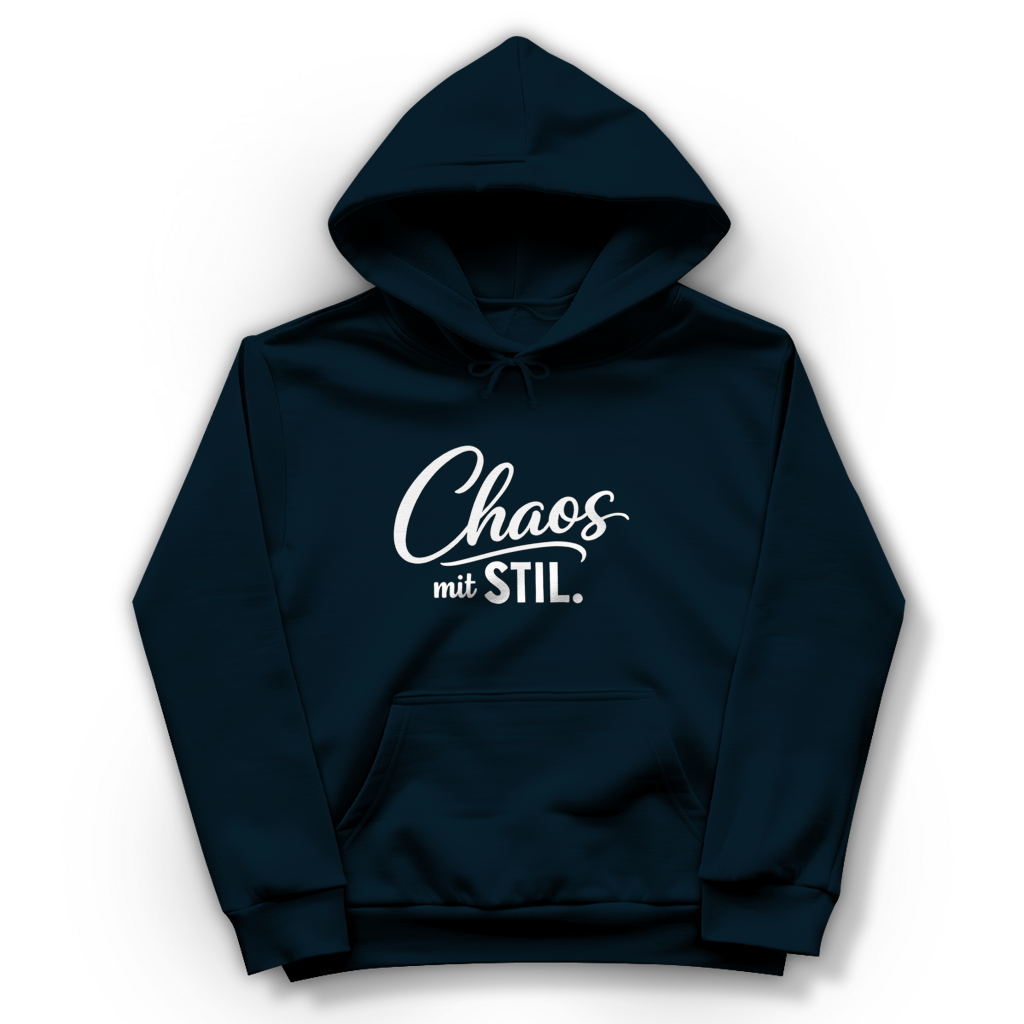 Damen Hoodie „Chaos mit STIL“ – Statement Hoodie mit Humor