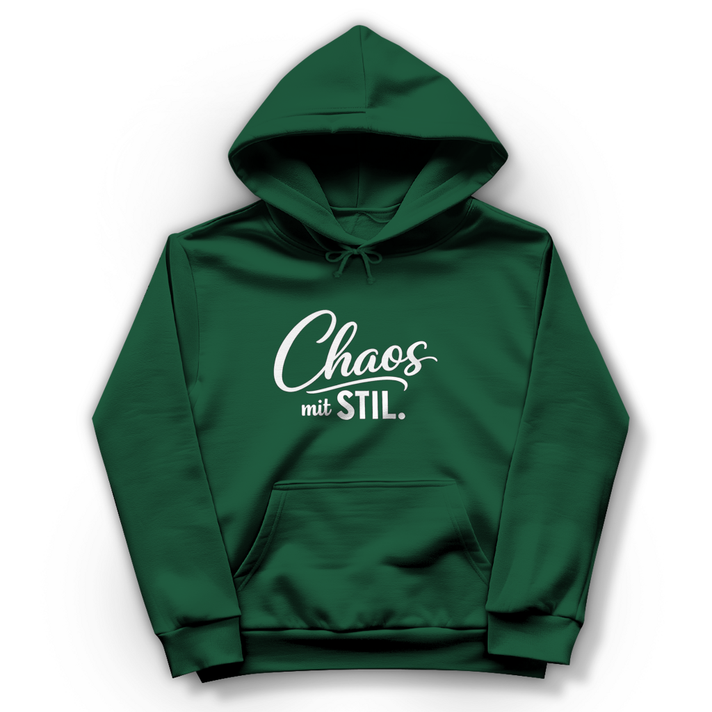 Damen Hoodie „Chaos mit STIL“ – Statement Hoodie mit Humor