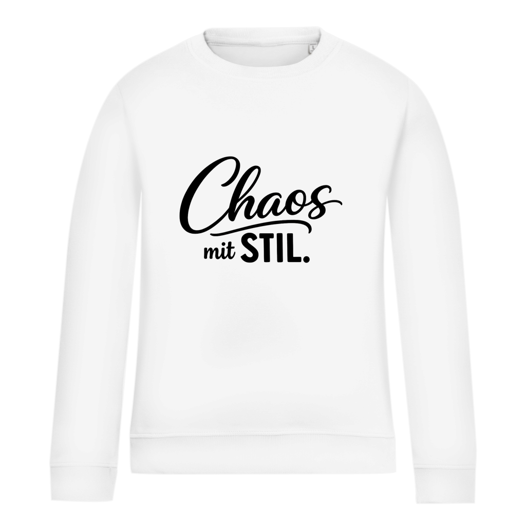 Damen Sweatshirt „Chaos mit STIL“ – Statement Sweatshirt mit Humor