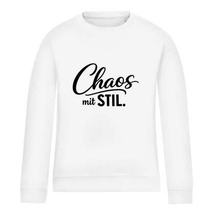 Damen Sweatshirt „Chaos mit STIL“ – Statement Sweatshirt mit Humor