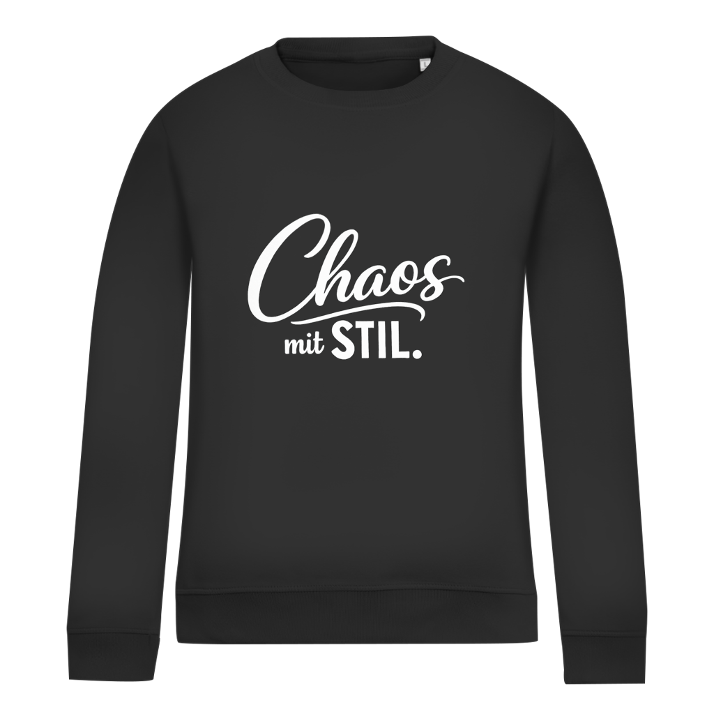 Damen Sweatshirt „Chaos mit STIL“ – Statement Sweatshirt mit Humor