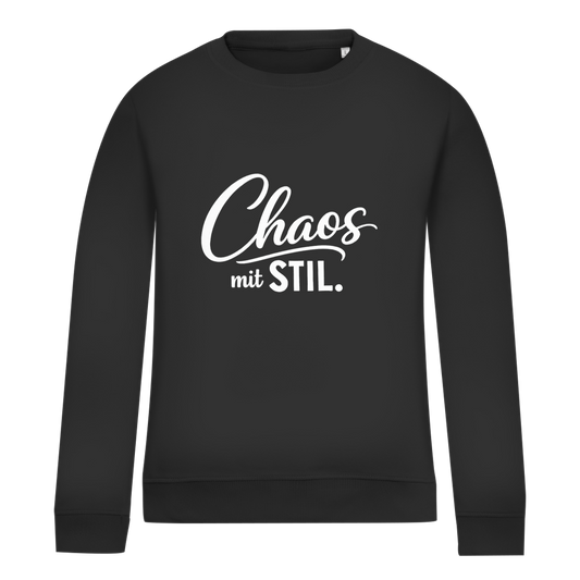 Damen Sweatshirt „Chaos mit STIL“ – Statement Sweatshirt mit Humor