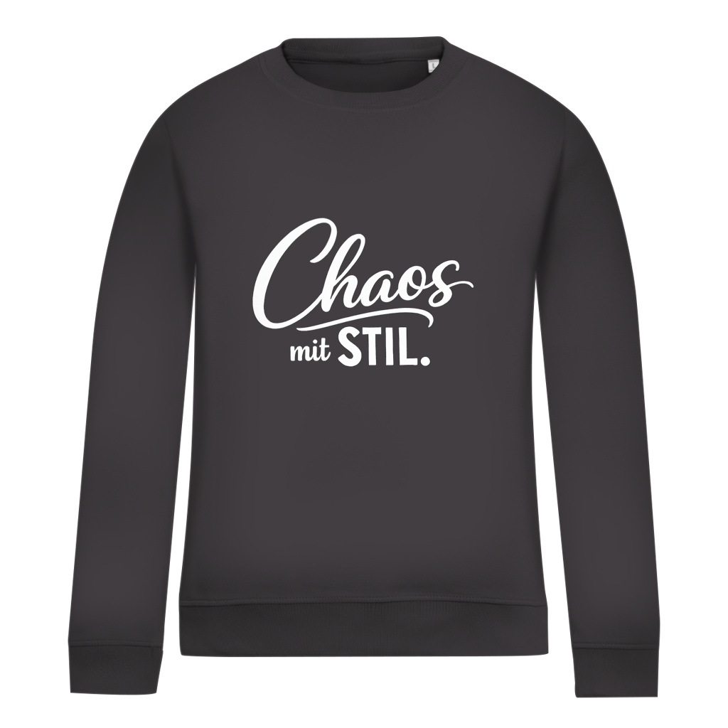 Damen Sweatshirt „Chaos mit STIL“ – Statement Sweatshirt mit Humor