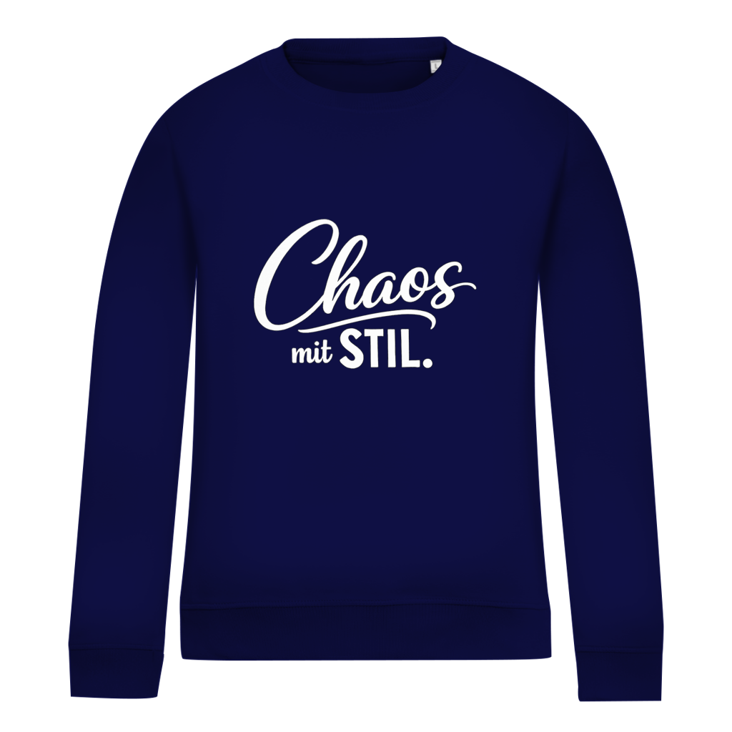 Damen Sweatshirt „Chaos mit STIL“ – Statement Sweatshirt mit Humor
