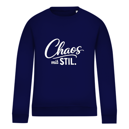 Damen Sweatshirt „Chaos mit STIL“ – Statement Sweatshirt mit Humor