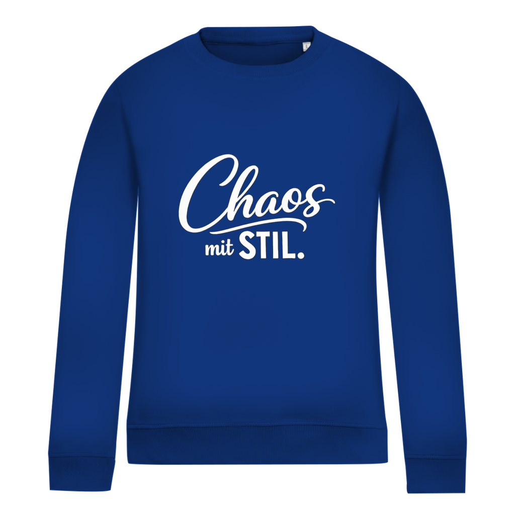 Damen Sweatshirt „Chaos mit STIL“ – Statement Sweatshirt mit Humor