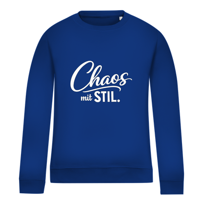 Damen Sweatshirt „Chaos mit STIL“ – Statement Sweatshirt mit Humor