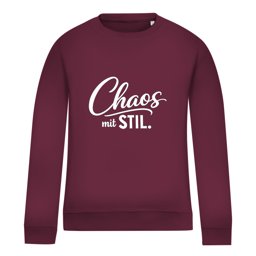 Damen Sweatshirt „Chaos mit STIL“ – Statement Sweatshirt mit Humor