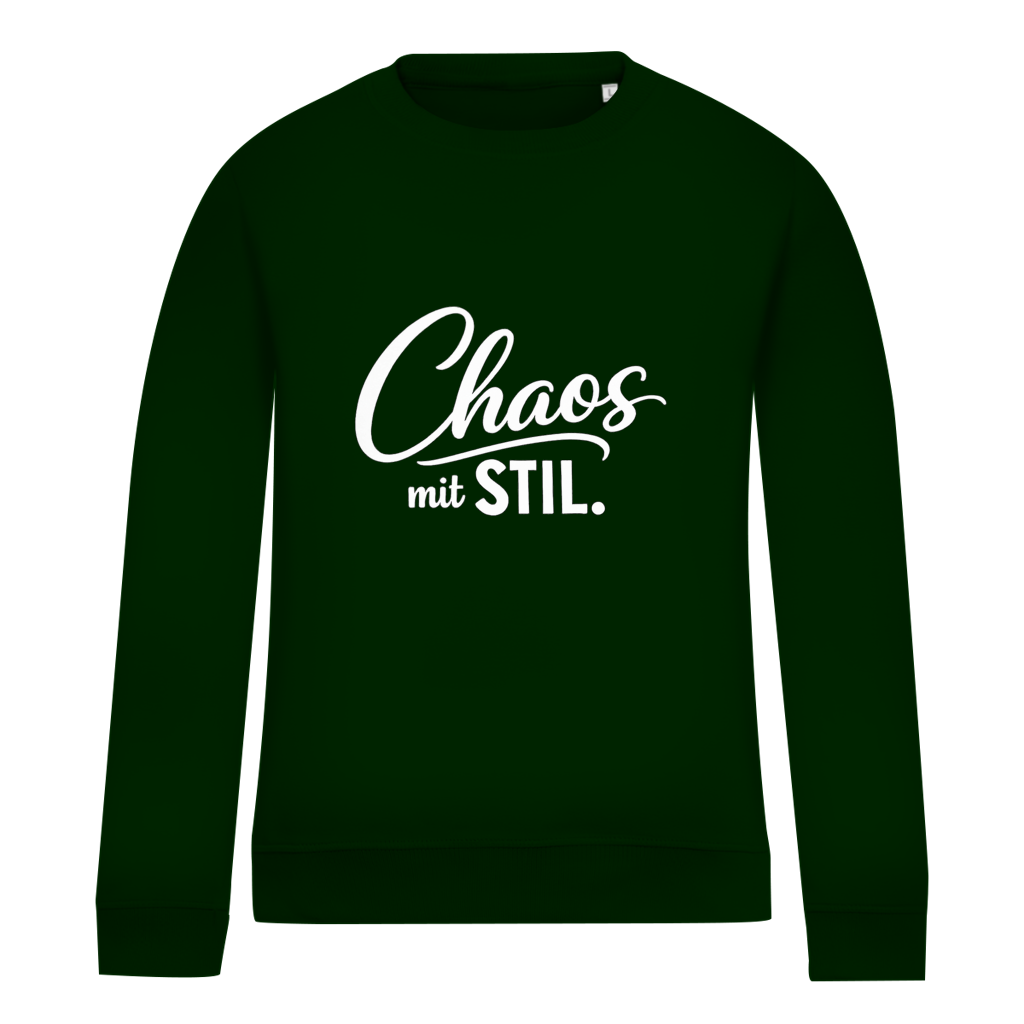 Damen Sweatshirt „Chaos mit STIL“ – Statement Sweatshirt mit Humor
