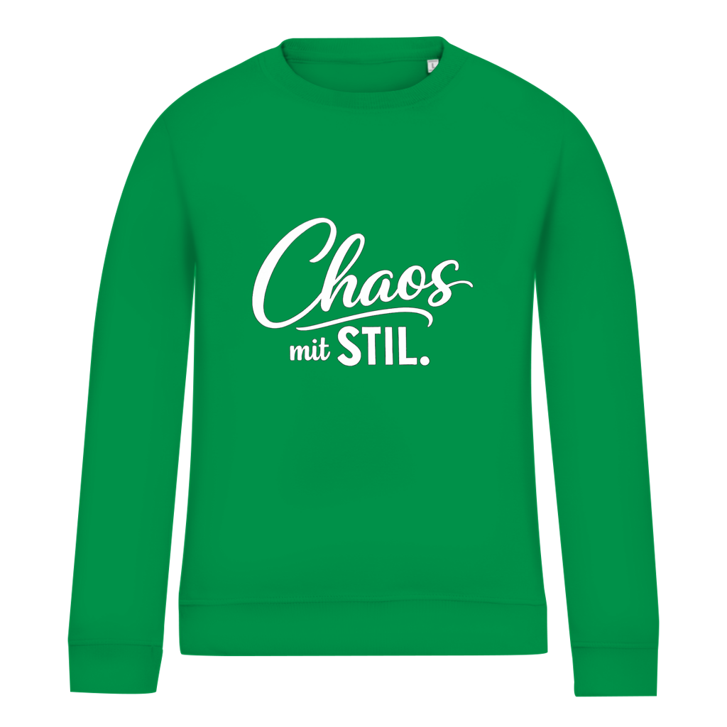 Damen Sweatshirt „Chaos mit STIL“ – Statement Sweatshirt mit Humor