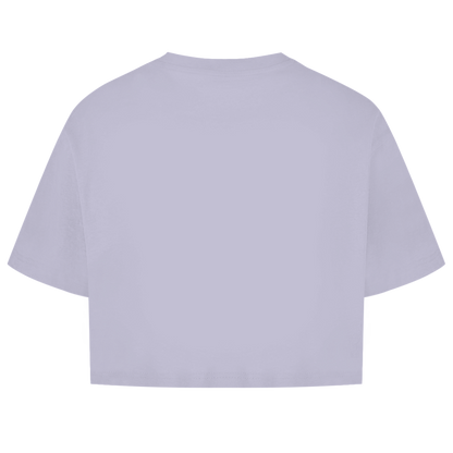 Damen Oversize Crop Top „Chaos mit STIL“ – Statement Top mit Humor