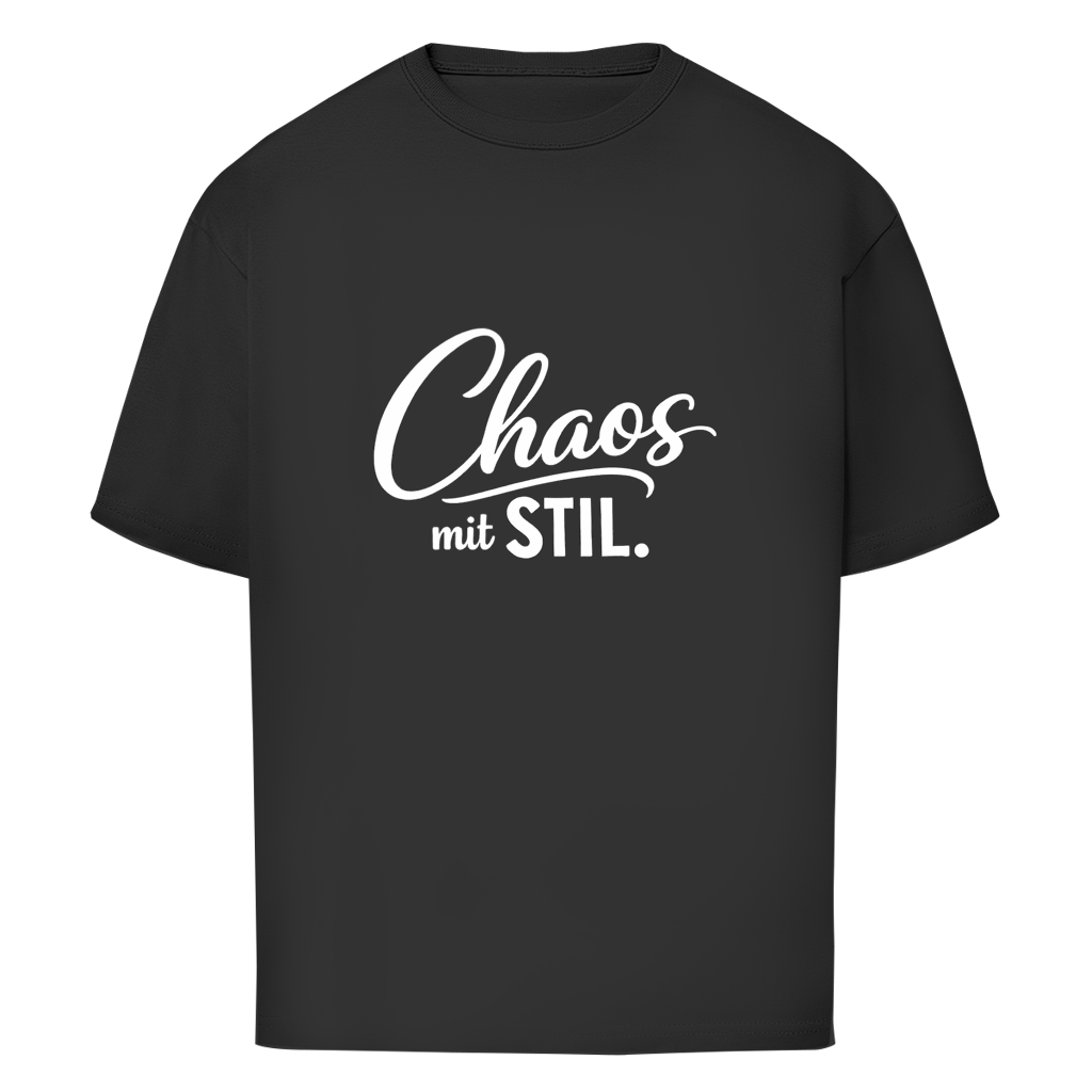 Oversize T-Shirt „Chaos mit STIL“ – Statement Shirt mit Humor