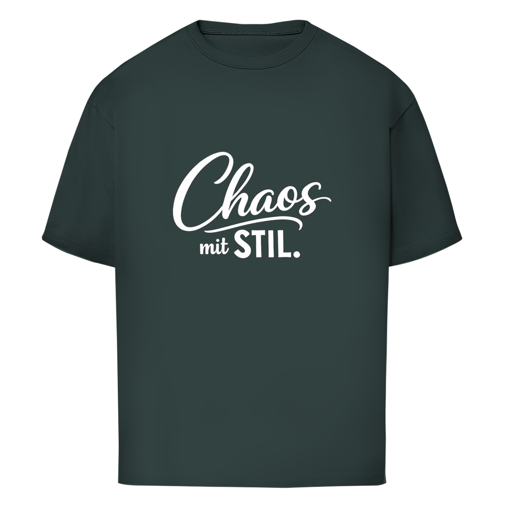 Oversize T-Shirt „Chaos mit STIL“ – Statement Shirt mit Humor