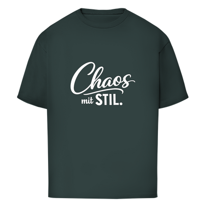 Oversize T-Shirt „Chaos mit STIL“ – Statement Shirt mit Humor