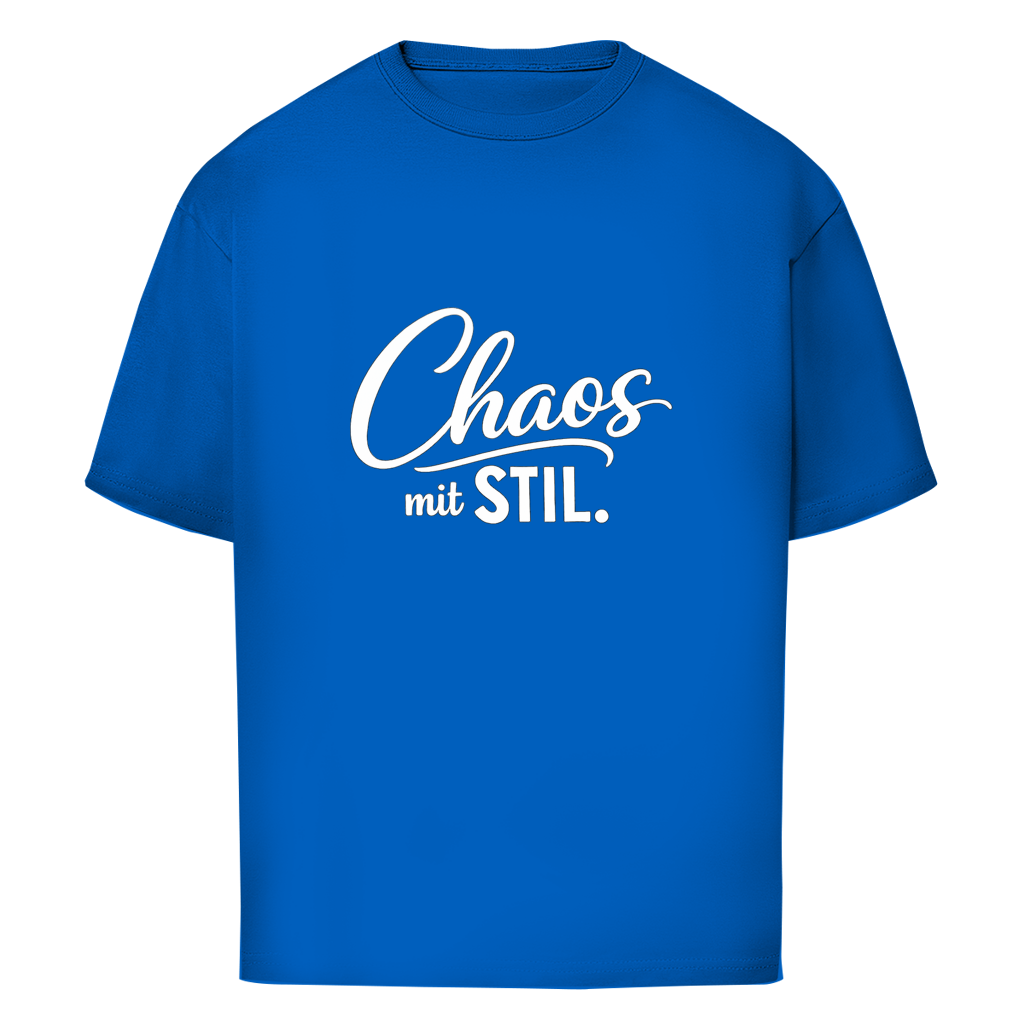 Oversize T-Shirt „Chaos mit STIL“ – Statement Shirt mit Humor